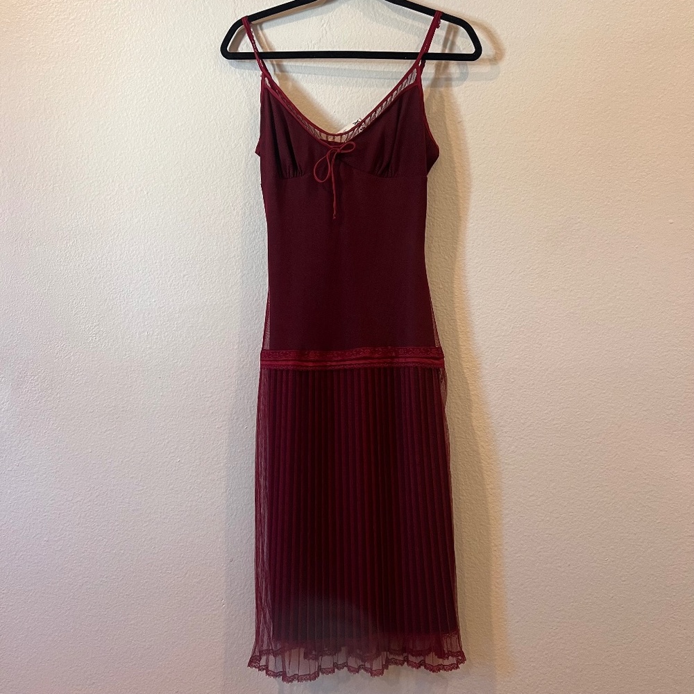 Betsey Johnson Burgundy dress